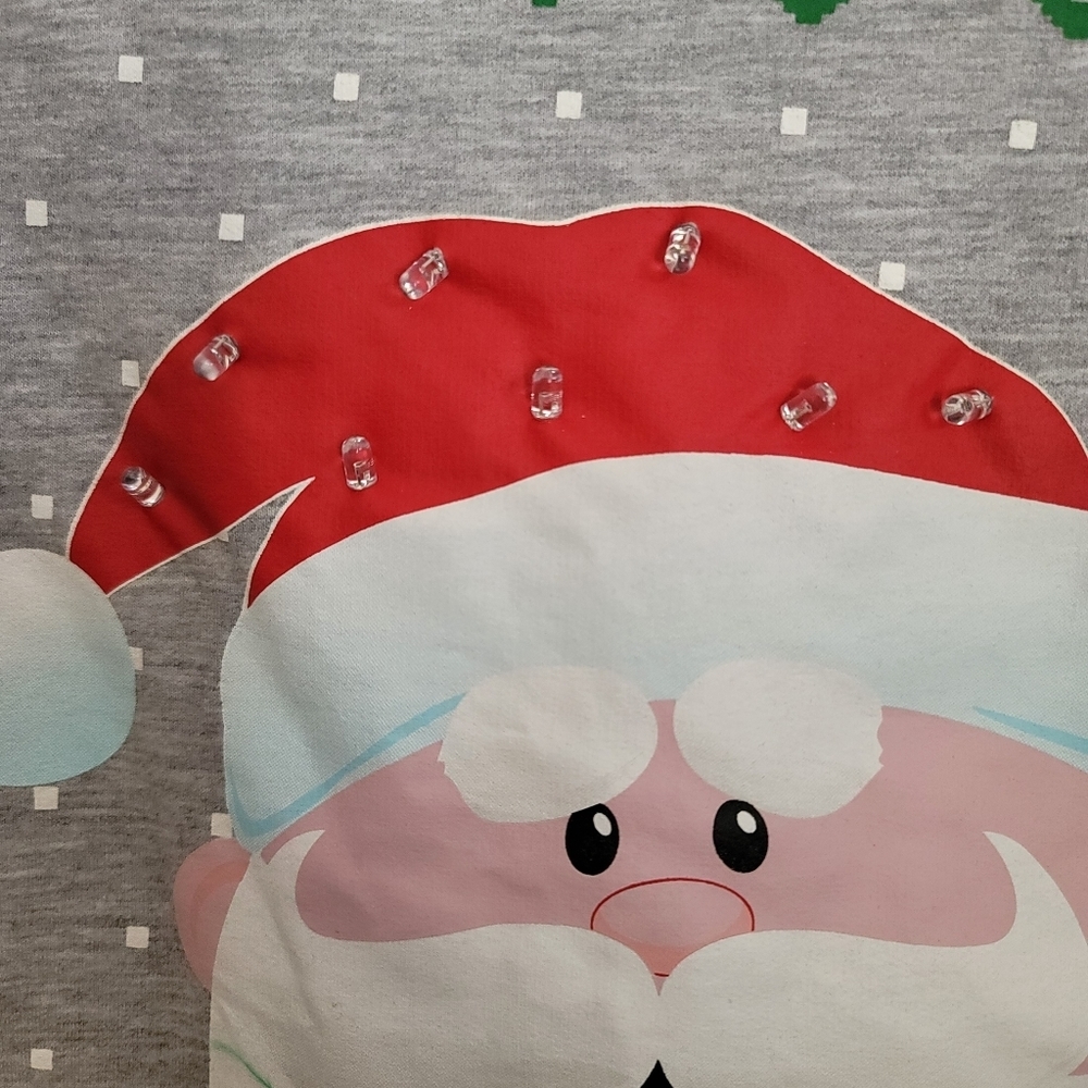 Rudolph Santa Sweatshirt S Small Crewneck - Picture 3 of 5